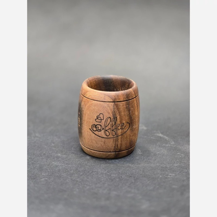 لیوان چوبی طرح Coffee