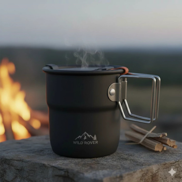 ماگ فلزی کمپینگ بلک دیِرBlack Deer سری بوشکرفت