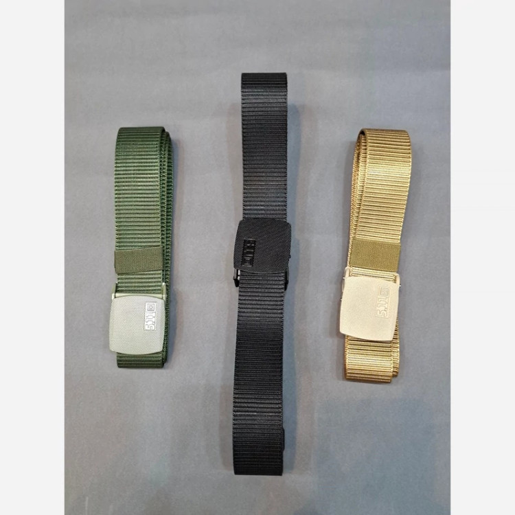 کمربند کمپی برزنتی سگک فلزی